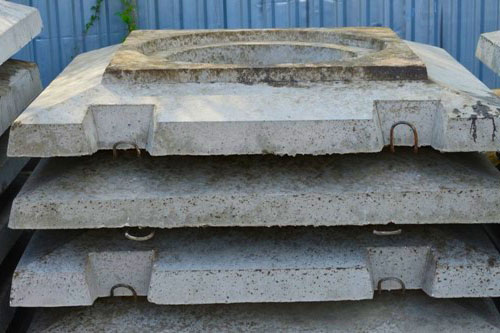 Виды бетонных опорных плит, использование, достоинства